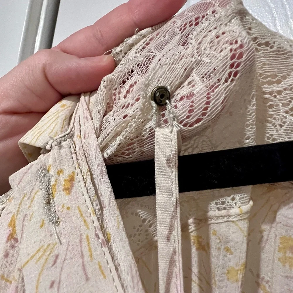 NWT Free People Sheer Romance Minidress (Size S)
